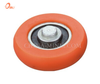 Accessoires de rouleau de porte de fenêtre coulissante de roue en nylon à roulement orange (ML-AR010)