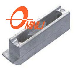 Accessoires de support en alliage d'aluminium pour serrure de porte et de fenêtre d'usine (ML-HA018)