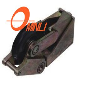 Boîtier en zinc avec poulie de support de roue simple en nylon (ML-FS033)